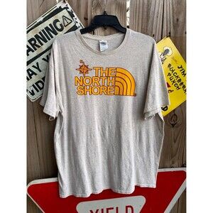 Grey vintage 90s The North Shore surfing graphic tee Size XL
